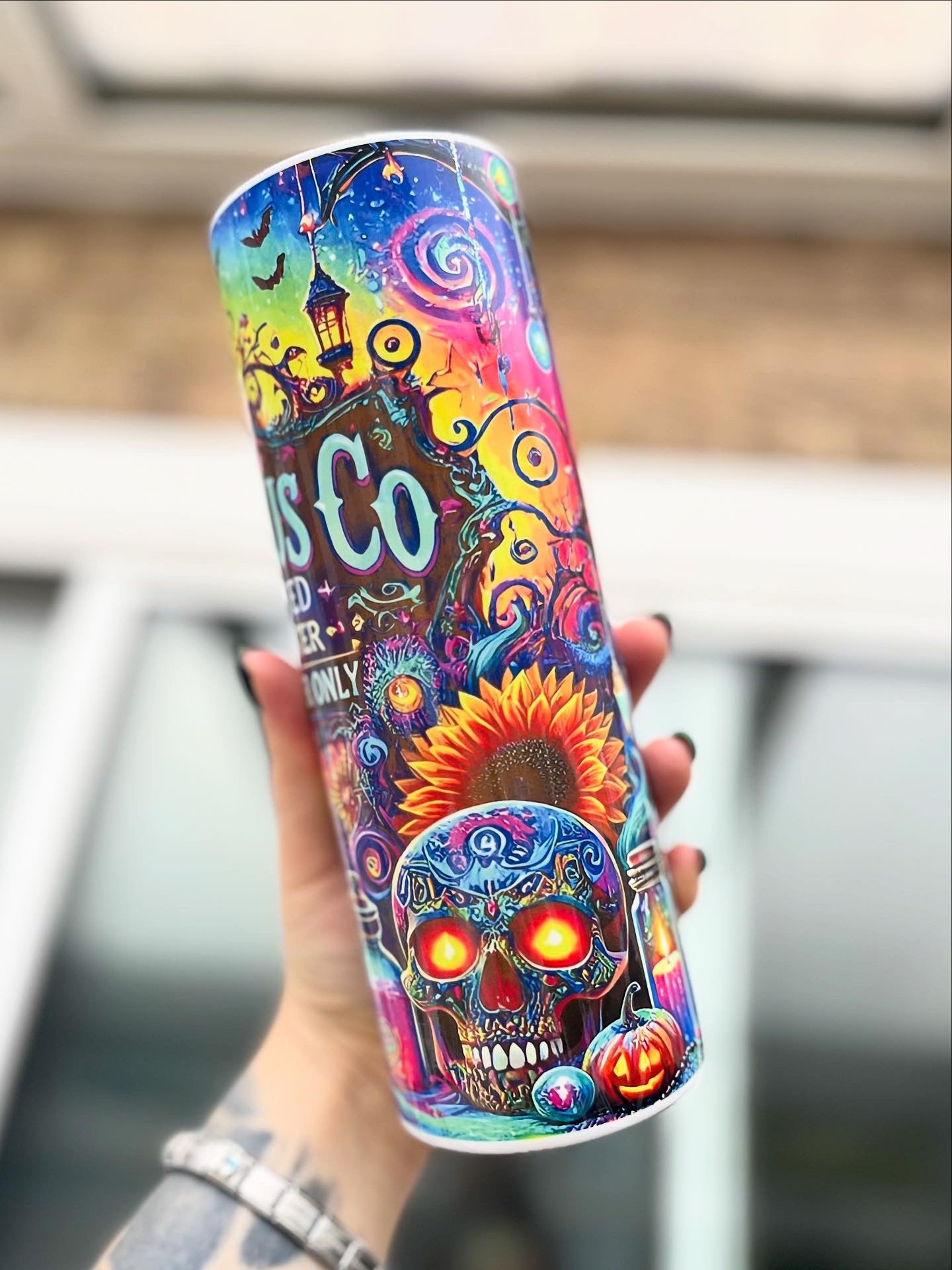 Halloween Hocus Pocus Colourful Drinks 20oz Tumbler