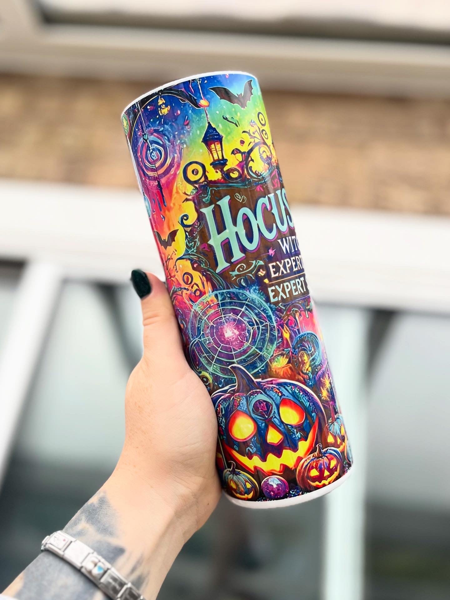 Halloween Hocus Pocus Colourful Drinks 20oz Tumbler