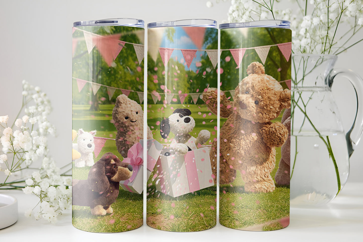 Jelly Cat Patterned 20oz Tumbler