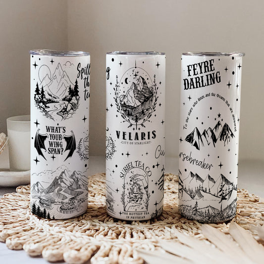 ACOTAR A Court of Thorns and Roses Themed 20oz Tumbler