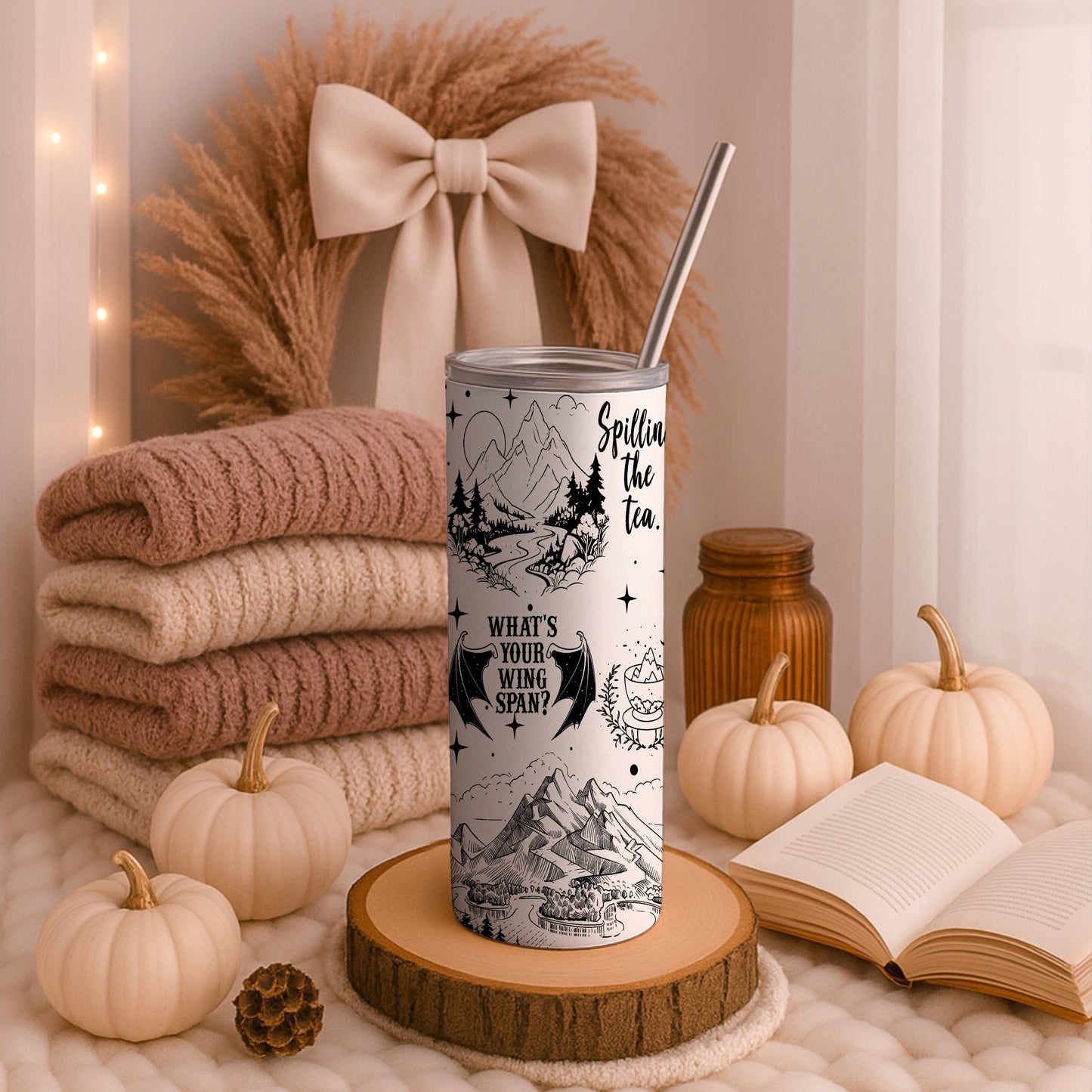 ACOTAR A Court of Thorns and Roses Themed 20oz Tumbler