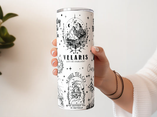 ACOTAR A Court of Thorns and Roses Themed 20oz Tumbler