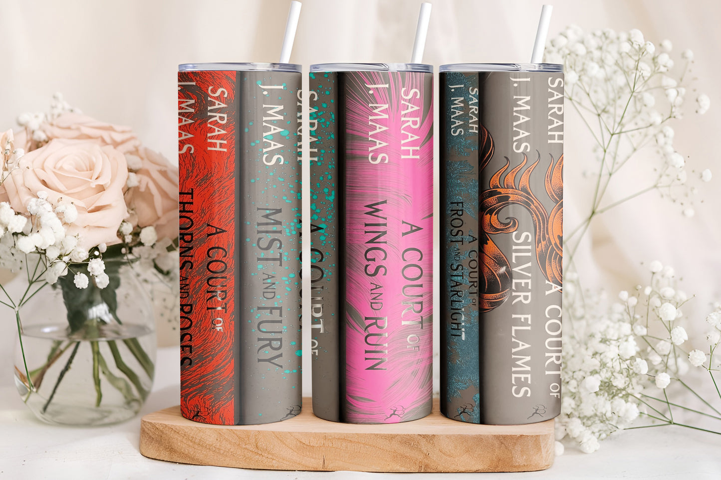 ACOTAR A Court of Thorns and Roses Themed 20oz Tumbler