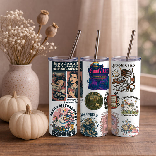 Reader’s Book Lovers  Stamp 20oz Tumbler