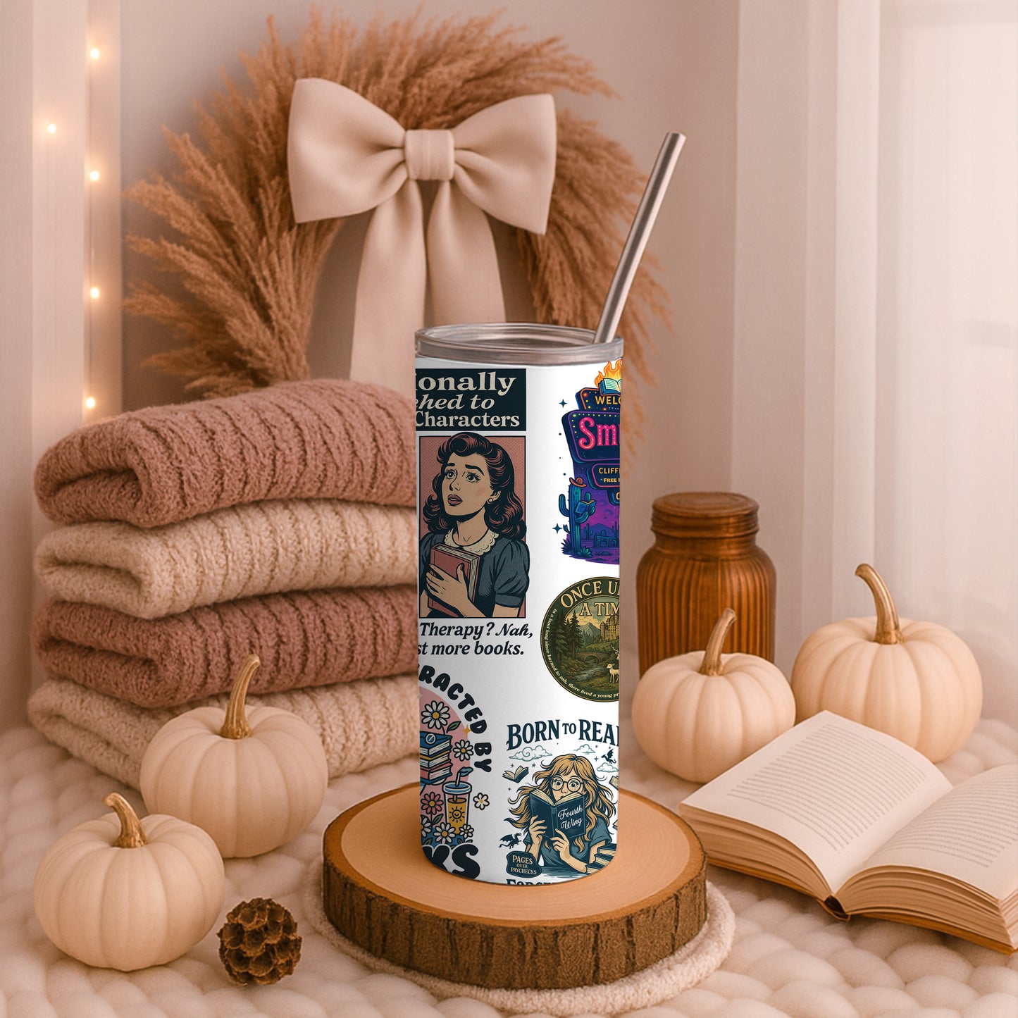 Reader’s Book Lovers  Stamp 20oz Tumbler