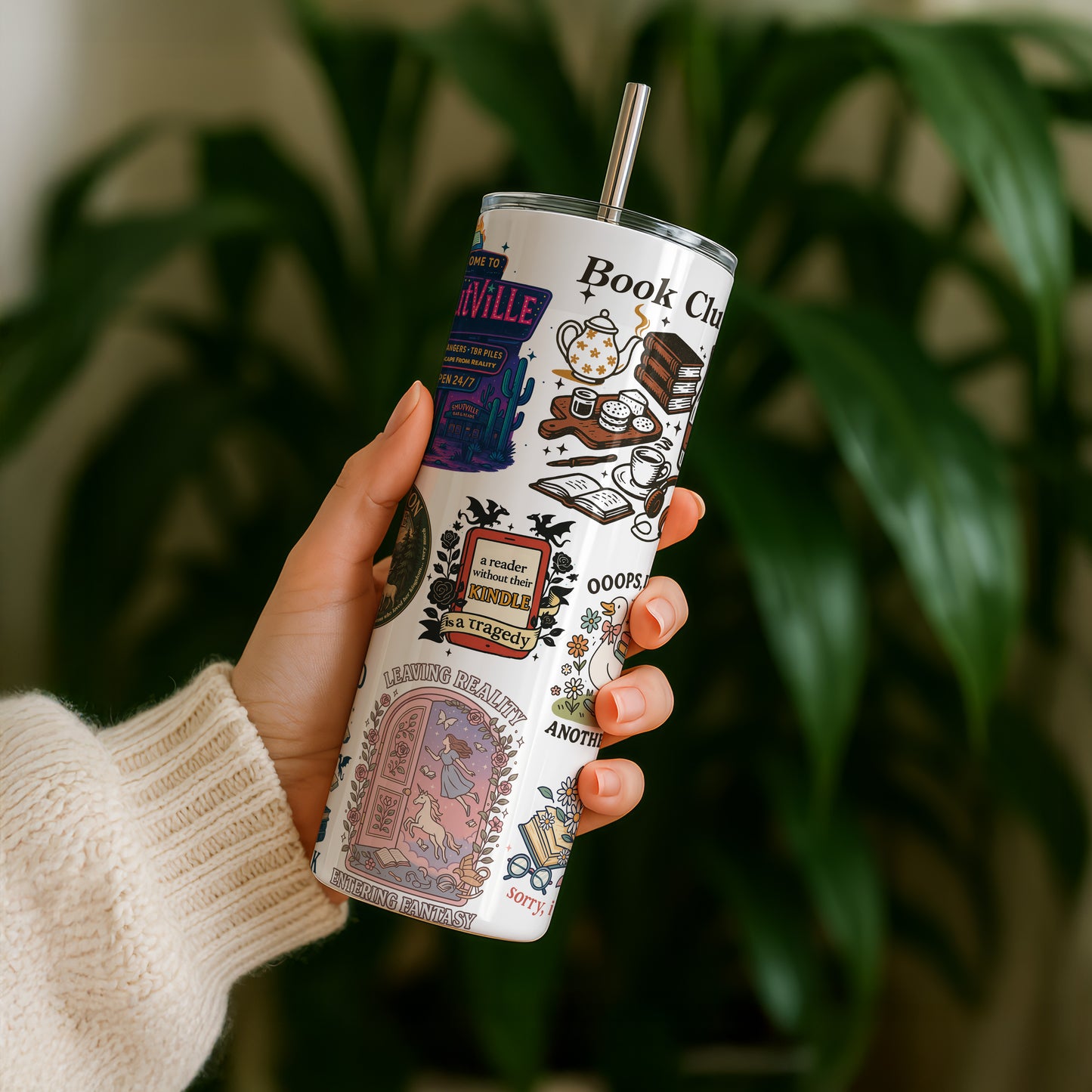 Reader’s Book Lovers  Stamp 20oz Tumbler