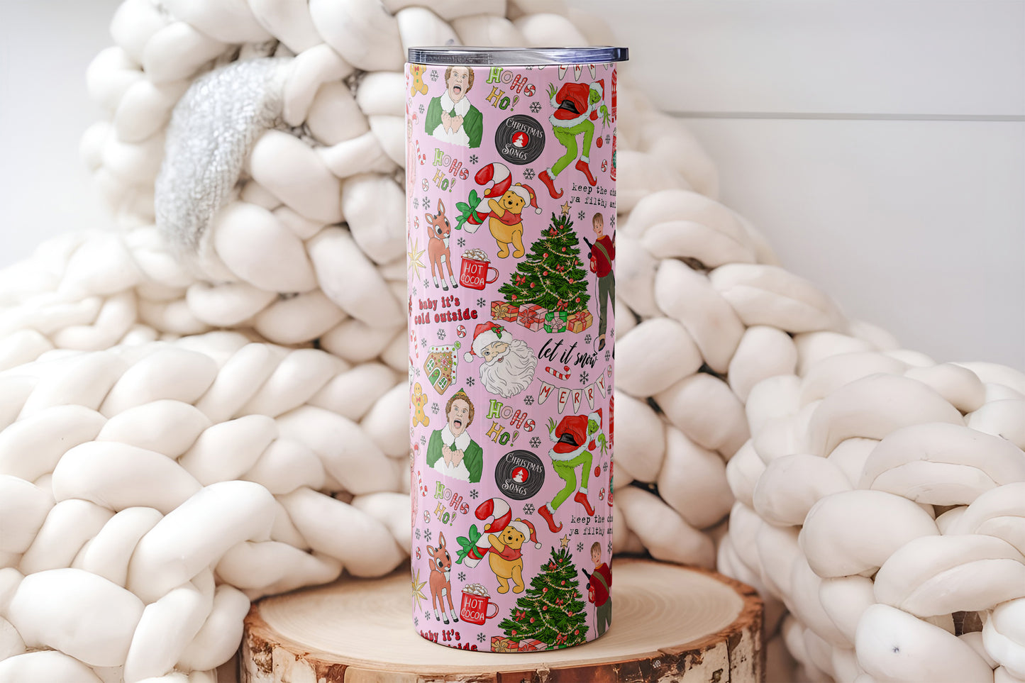 Christmas 90s Movies 20oz Tumbler
