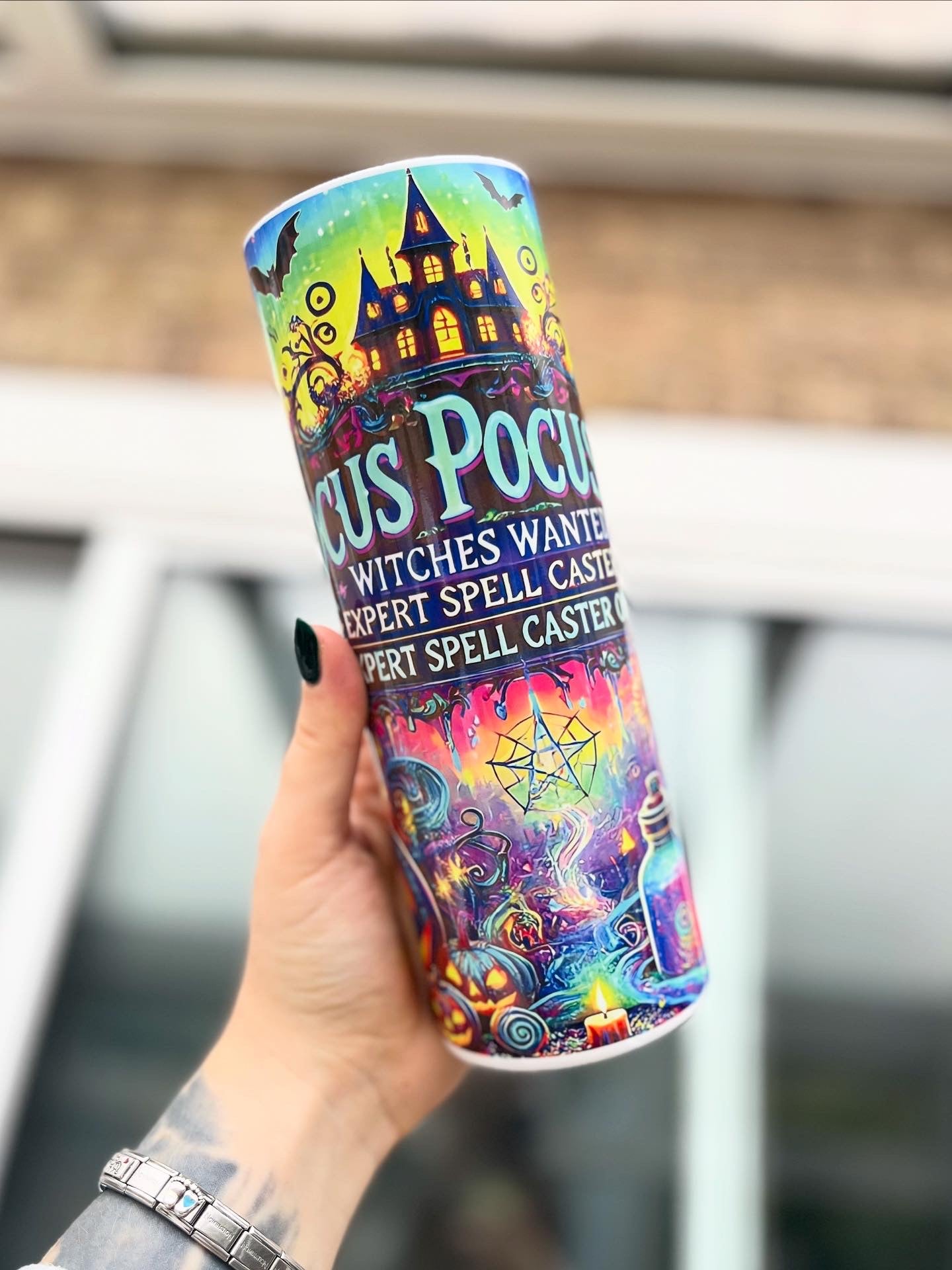 Halloween Hocus Pocus Colourful Drinks 20oz Tumbler