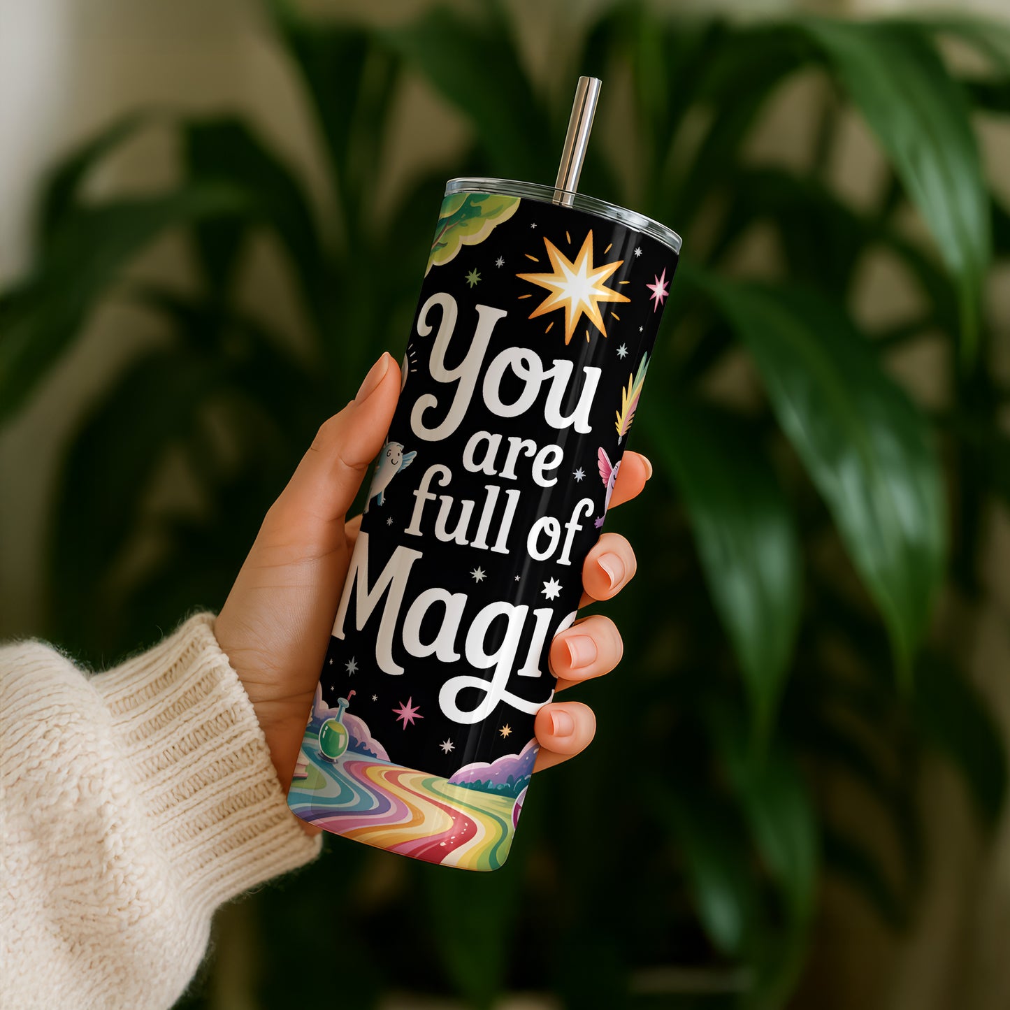 Colourful Magic Quote 20oz Tumbler