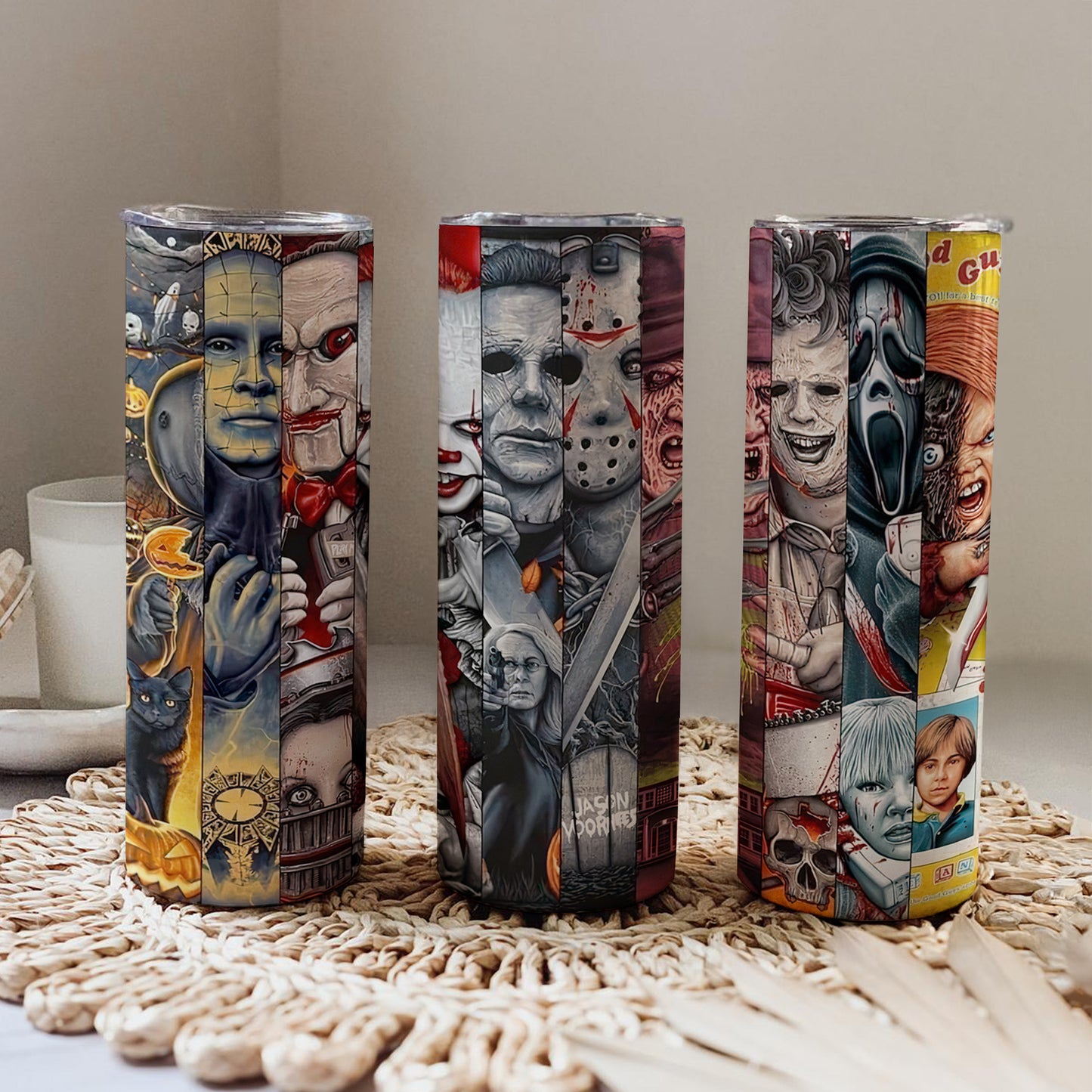 Halloween Movie Illustrations 20oz Tumbler
