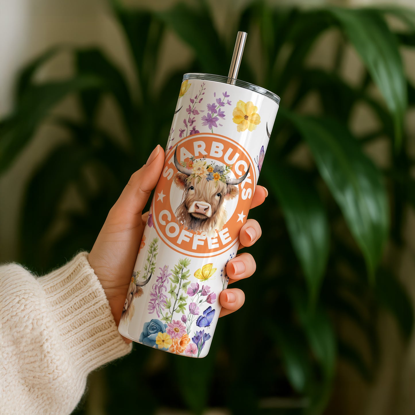 Highland Cow Starbucks Inspired 20oz Tumbler