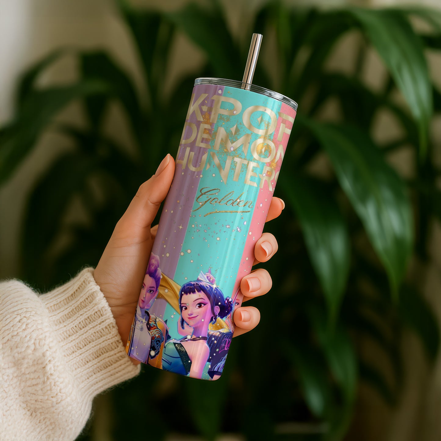 KPOP Demon Hunters 20oz Drinks Tumbler