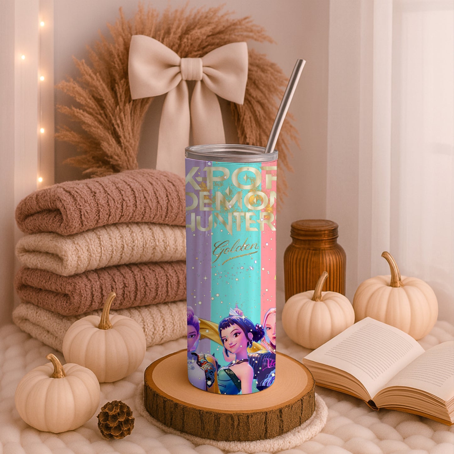 KPOP Demon Hunters 20oz Drinks Tumbler