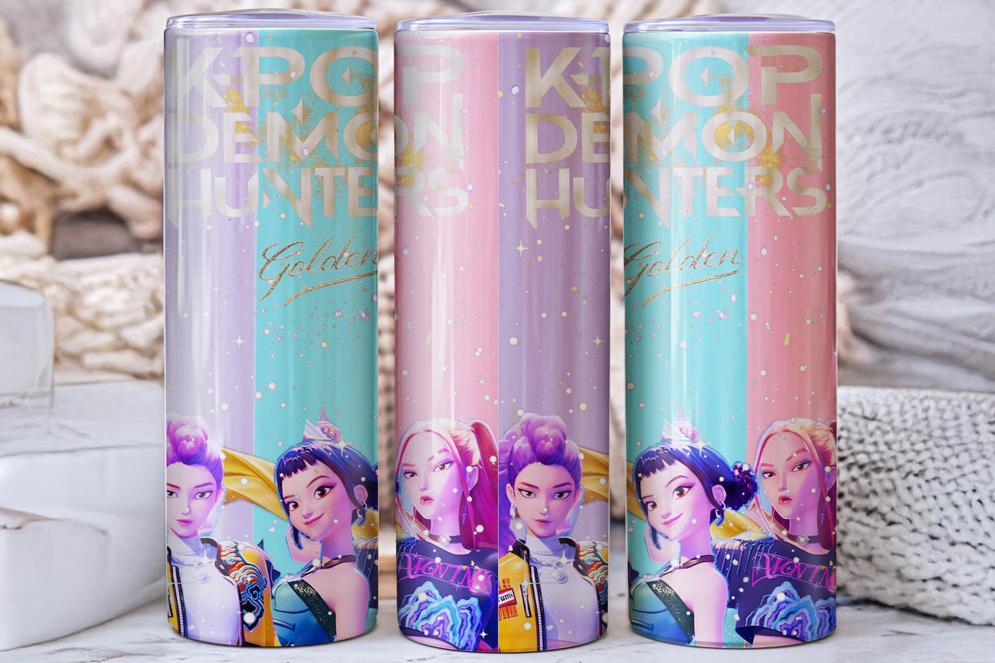 KPOP Demon Hunters 20oz Drinks Tumbler