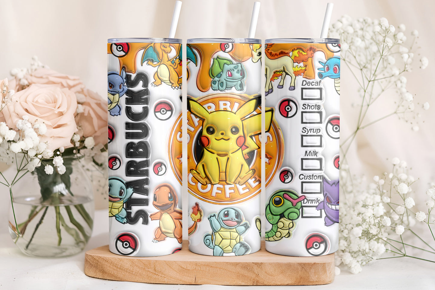 Pokemon Starbucks 20oz Tumbler