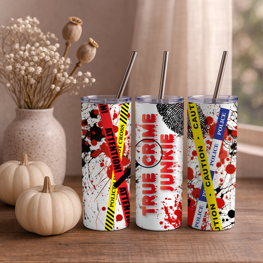 True Crime Junkie 20oz Tumbler