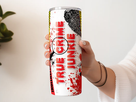 True Crime Junkie 20oz Tumbler