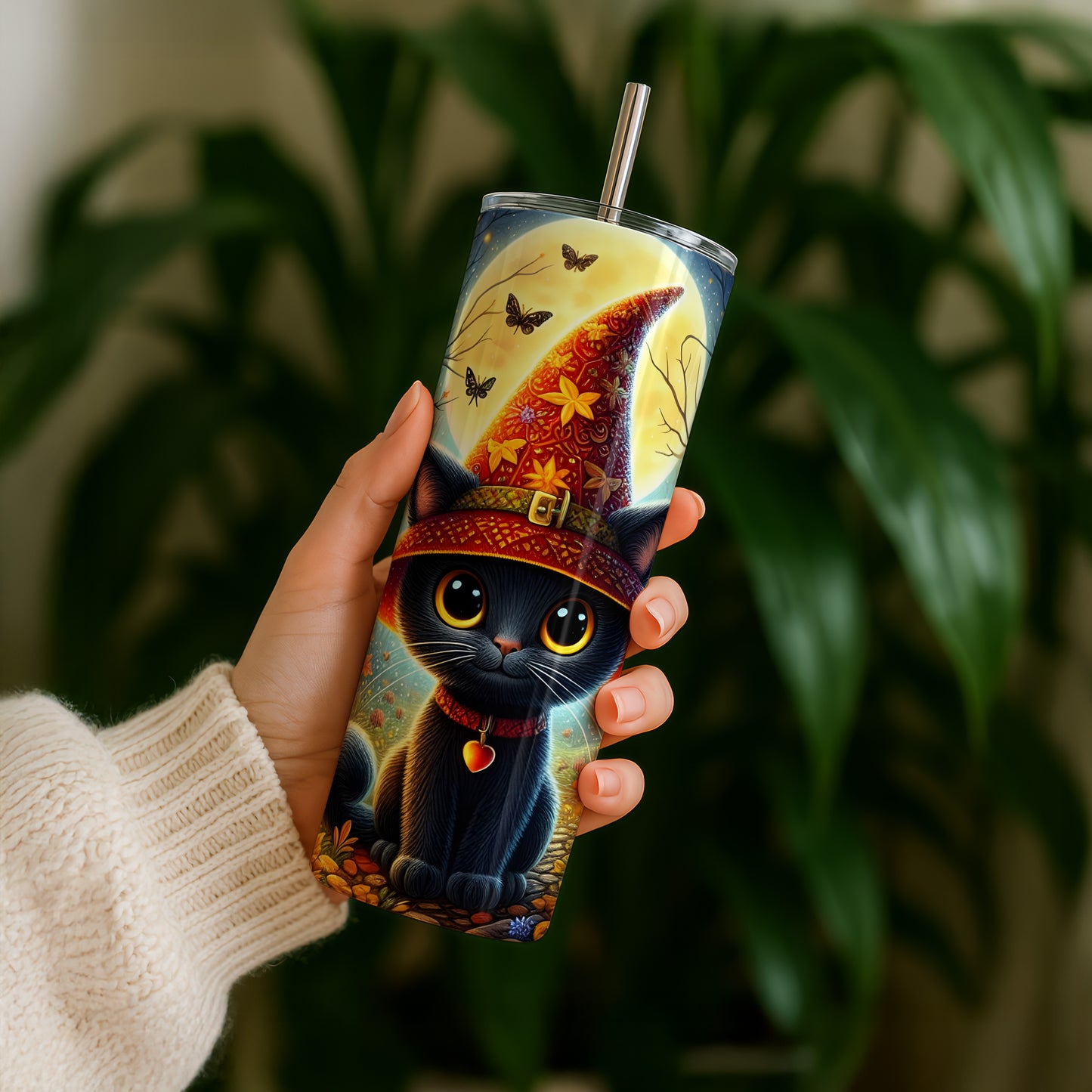 Witchy Cat 20oz Tumbler