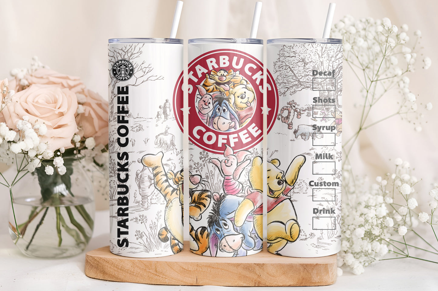 Winnie the Pooh Starbucks 20oz Tumbler