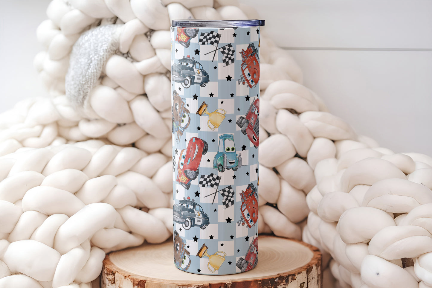 Chequed Cars Starbucks 20oz Tumbler