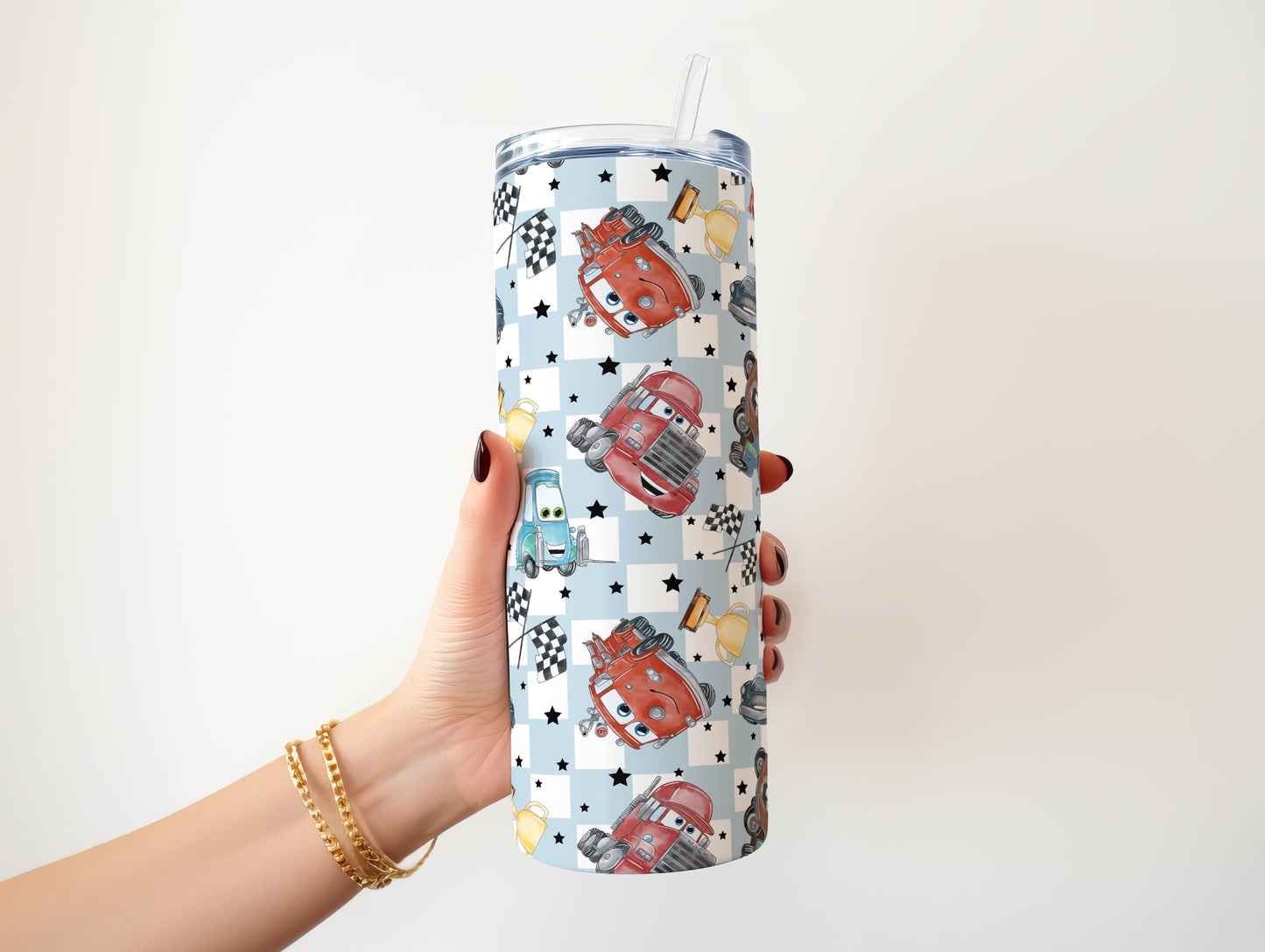 Chequed Cars Starbucks 20oz Tumbler