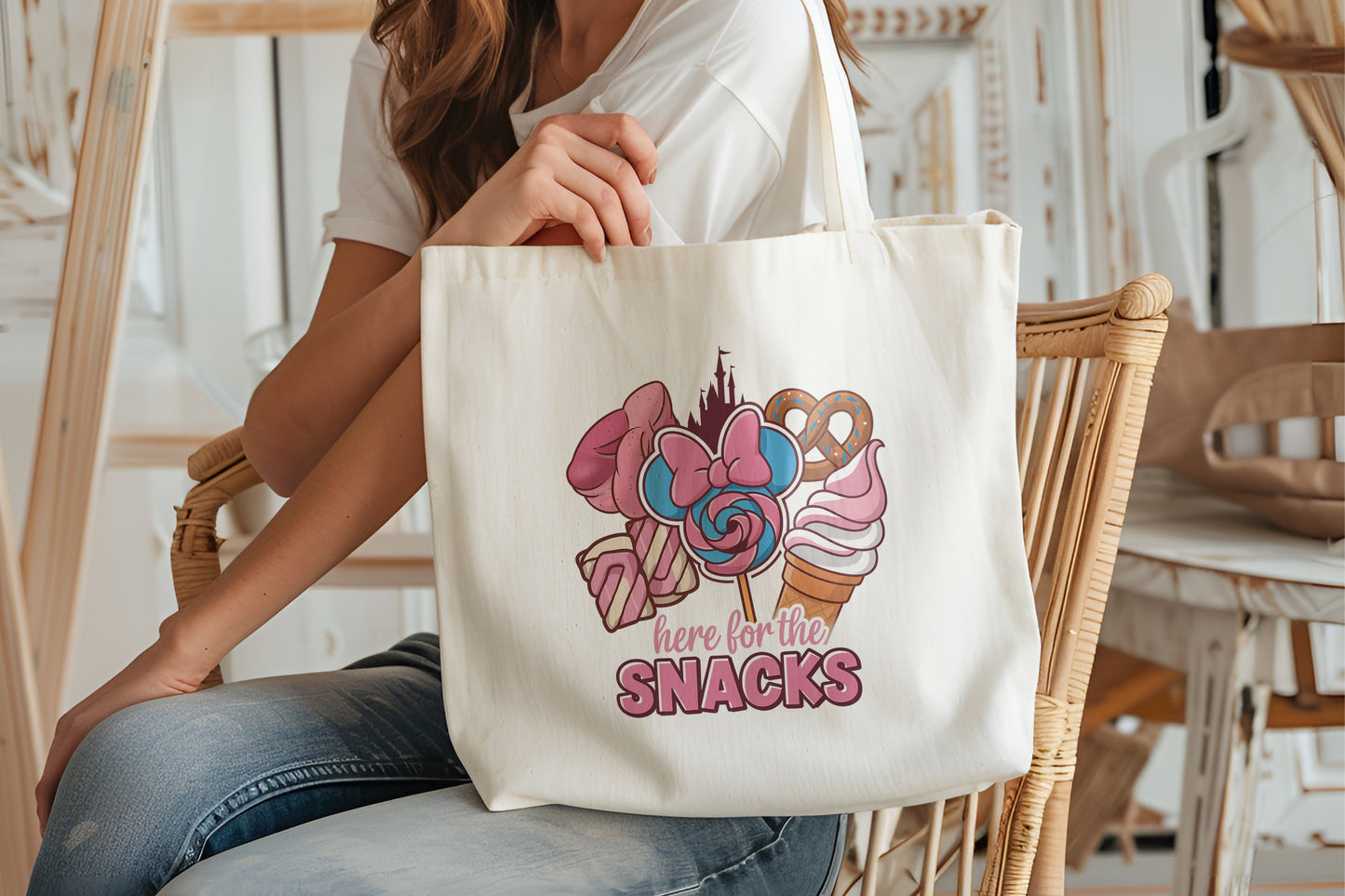 Disney Snacks Organic Tote Bag