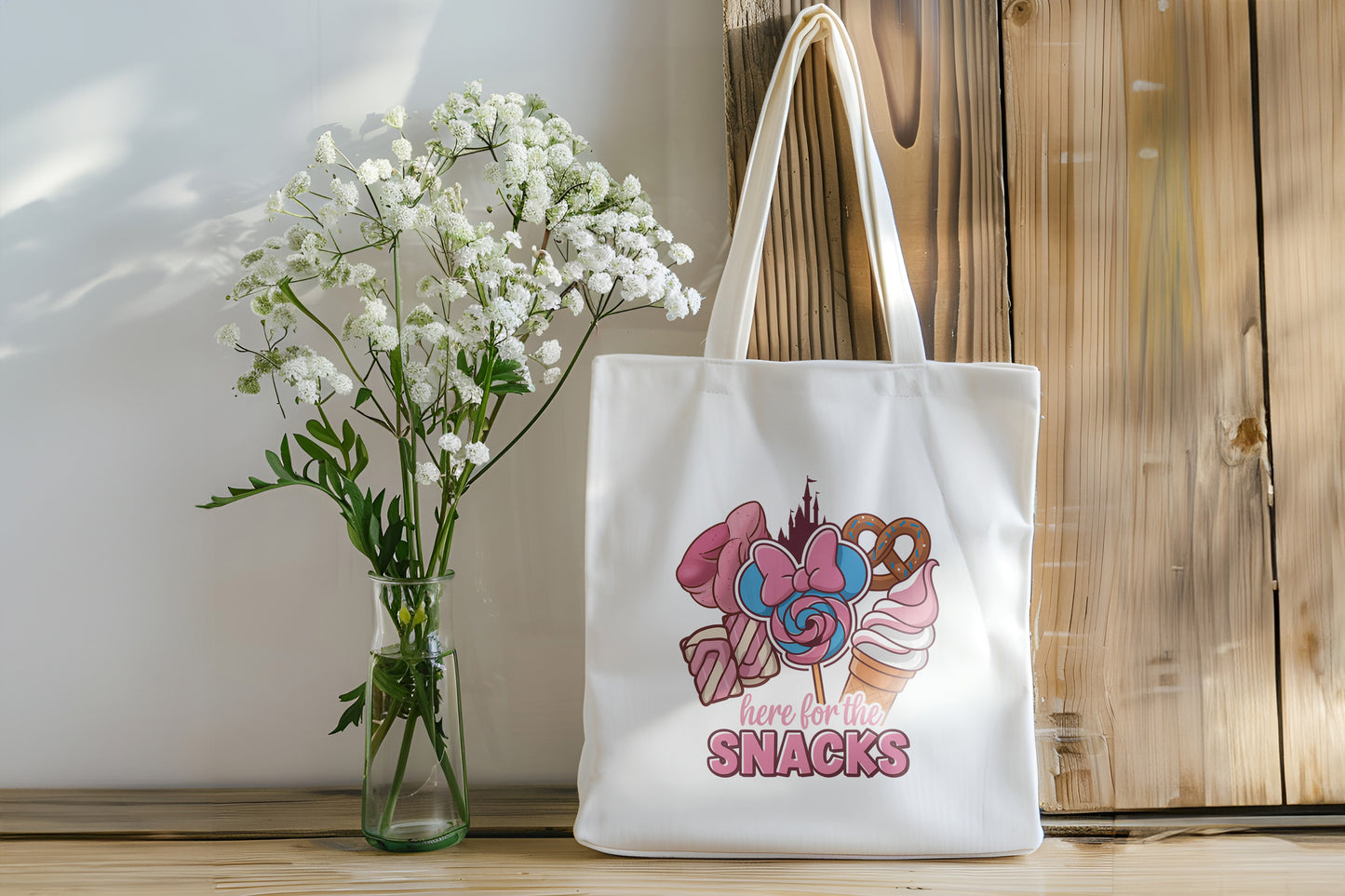 Disney Snacks Organic Tote Bag