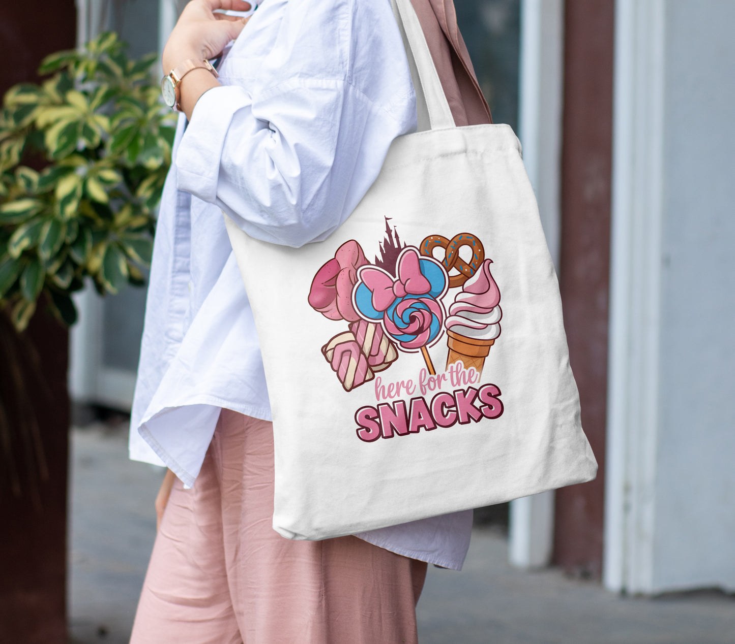 Disney Snacks Organic Tote Bag