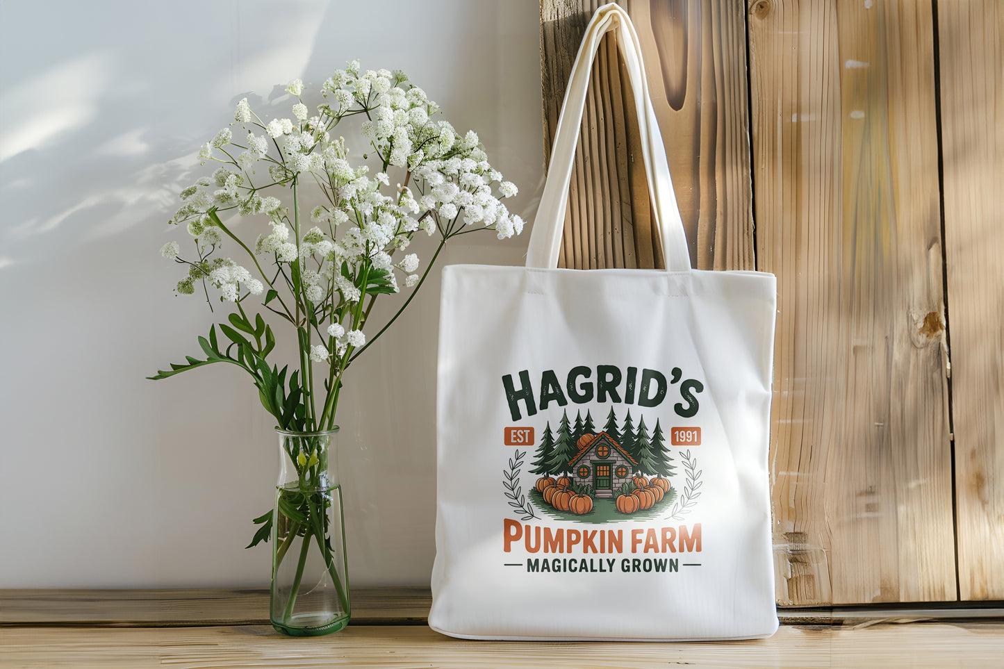 Hagrids Pumpkin Farm Organic Tote Bag