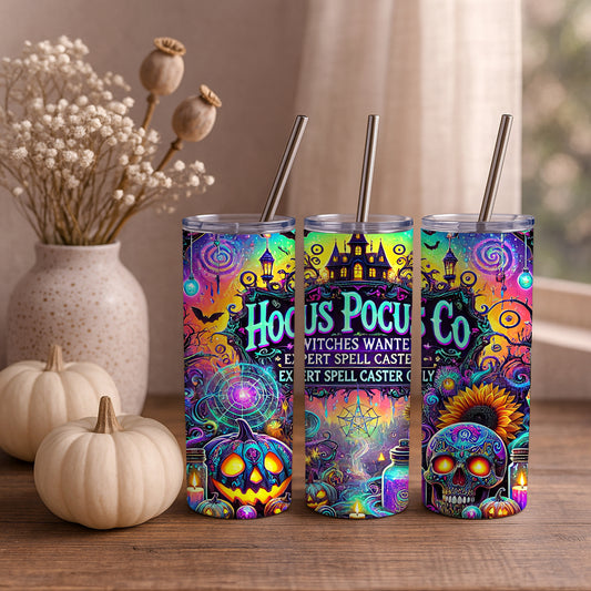 Halloween Hocus Pocus Colourful Drinks 20oz Tumbler