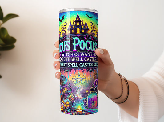 Halloween Hocus Pocus Colourful Drinks 20oz Tumbler
