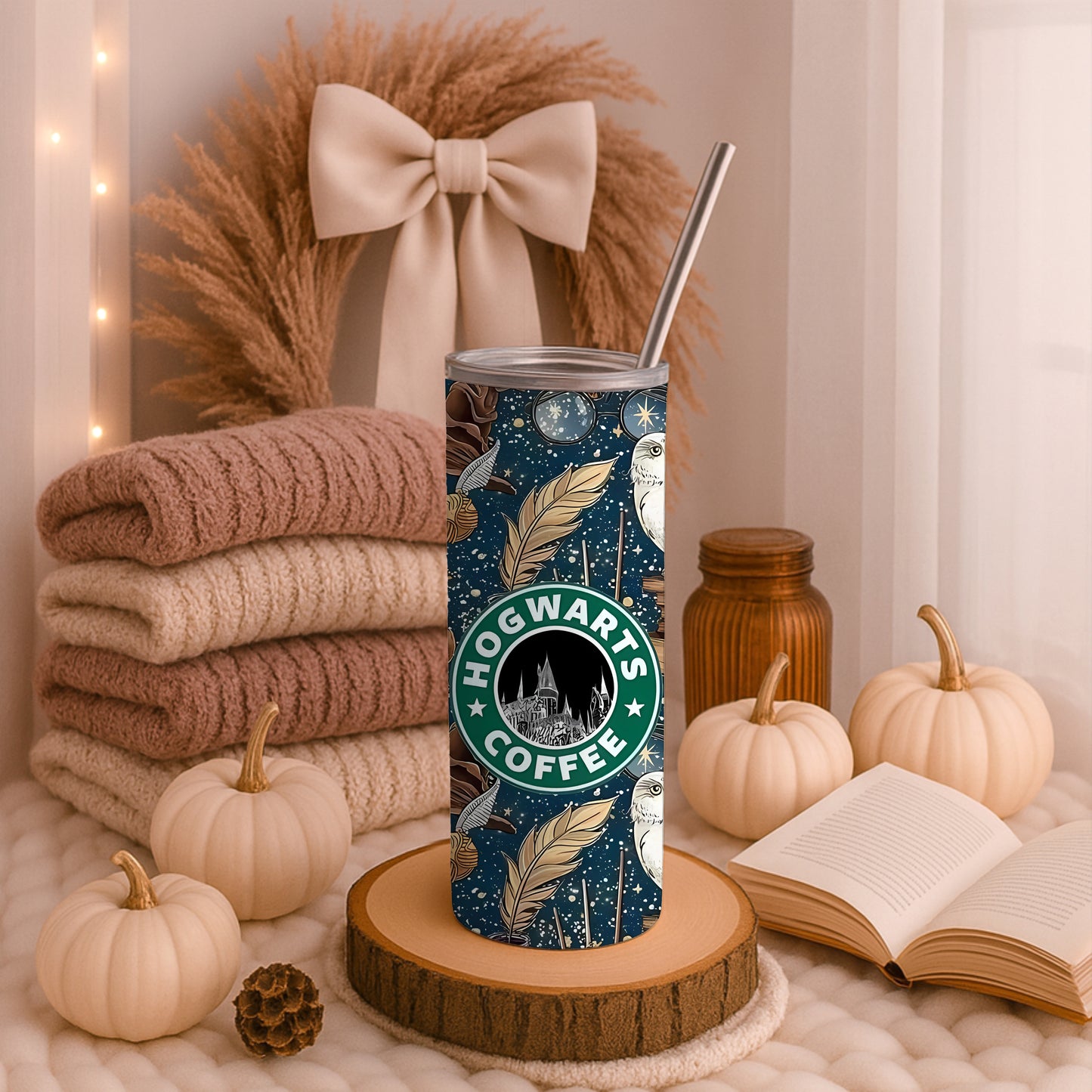 Magical Hogwarts Starbucks Inspired 20oz Tumbler