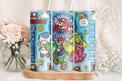Mario Starbucks 20oz Tumbler