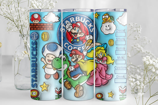 Mario Starbucks 20oz Tumbler