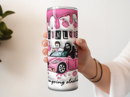 Pink Scream “Get in Loser” 20oz Tumbler
