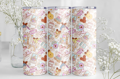 Pooh Pattern 20oz Tumbler