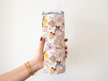 Pooh Pattern 20oz Tumbler
