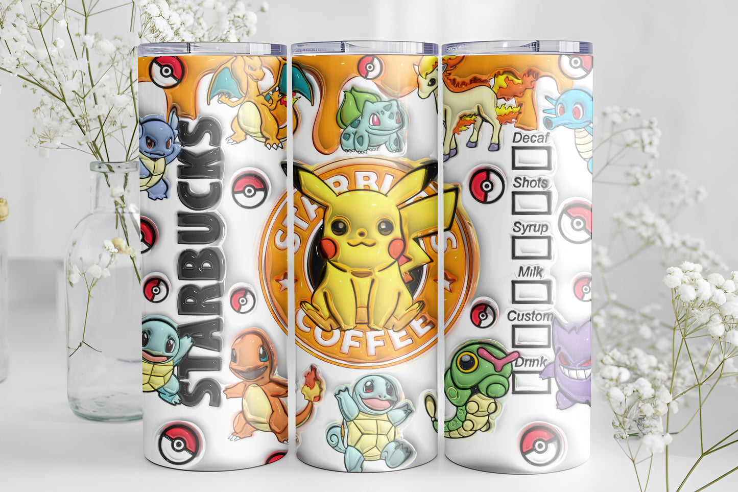 Pokemon Starbucks 20oz Tumbler