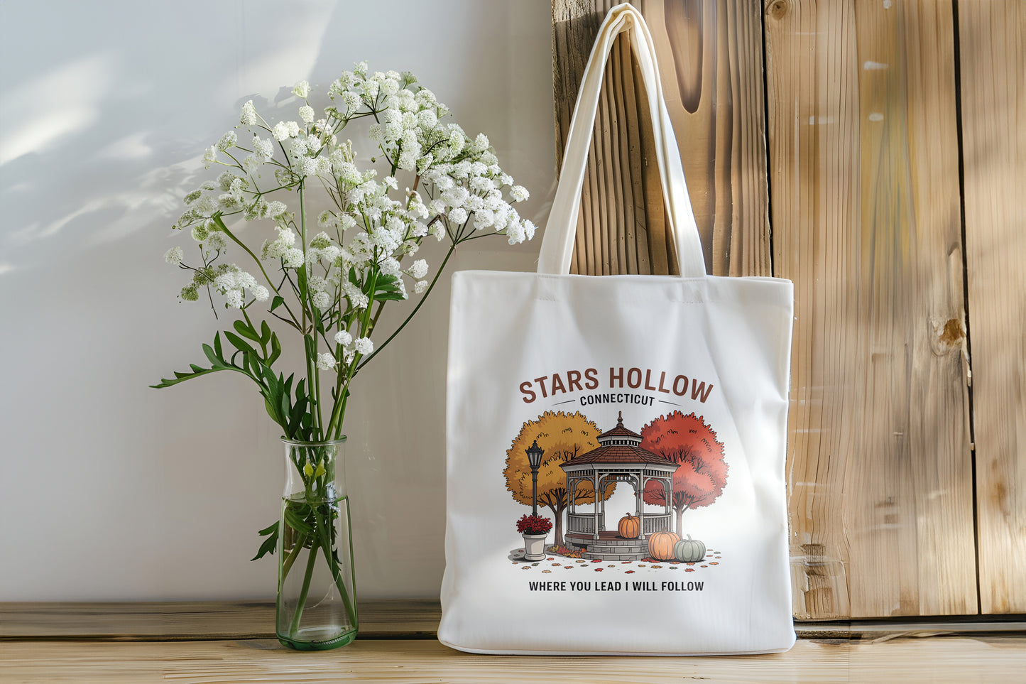 Stars Hollow Organic Tote Bag