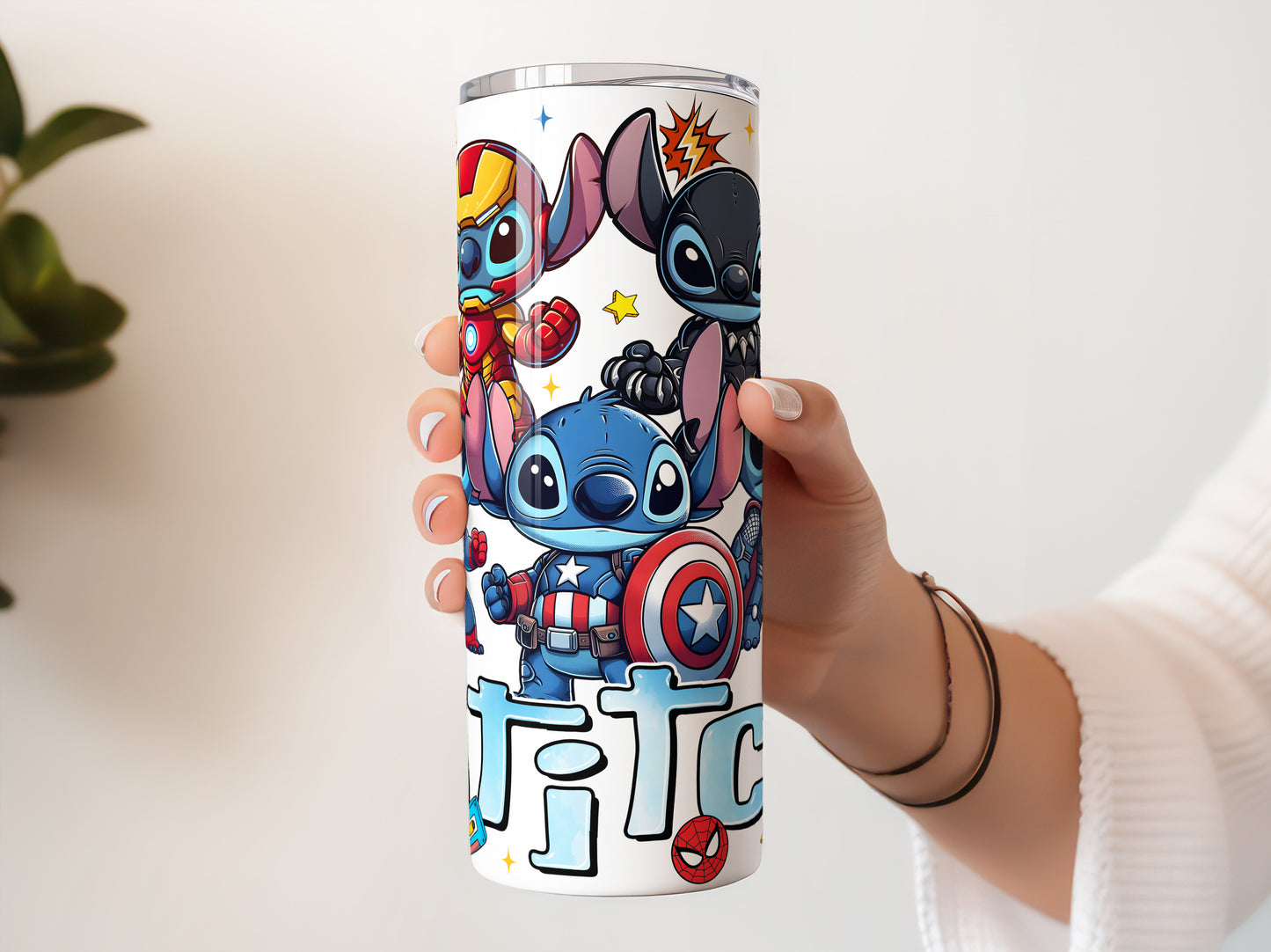 Superhero Stitch Pattern 20oz Tumbler