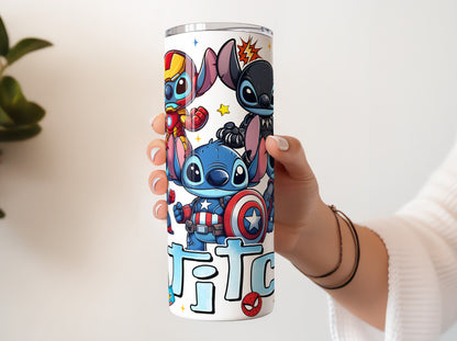Superhero Stitch Pattern 20oz Tumbler