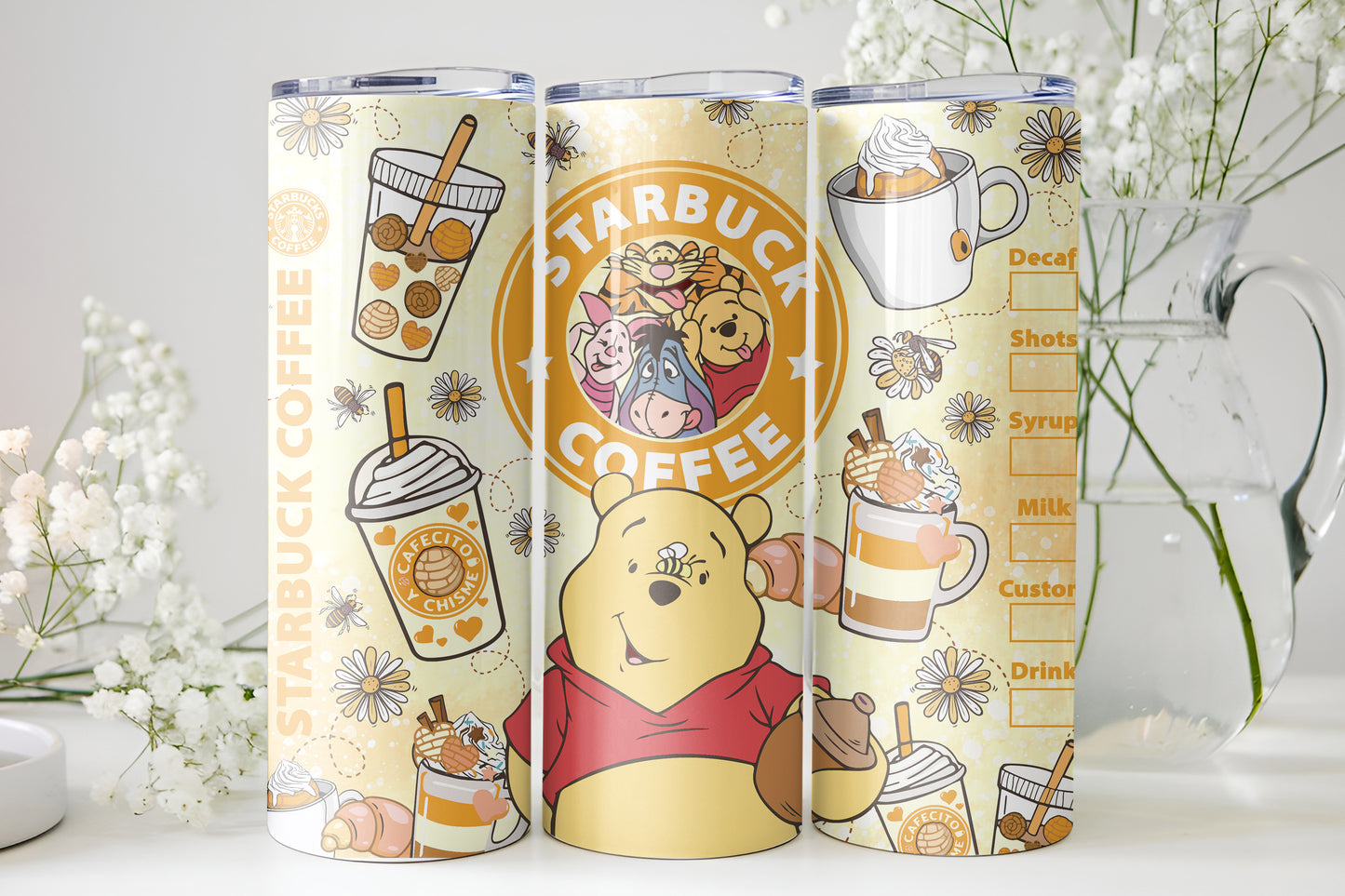 Winnie the Pooh Starbucks 20oz Tumbler